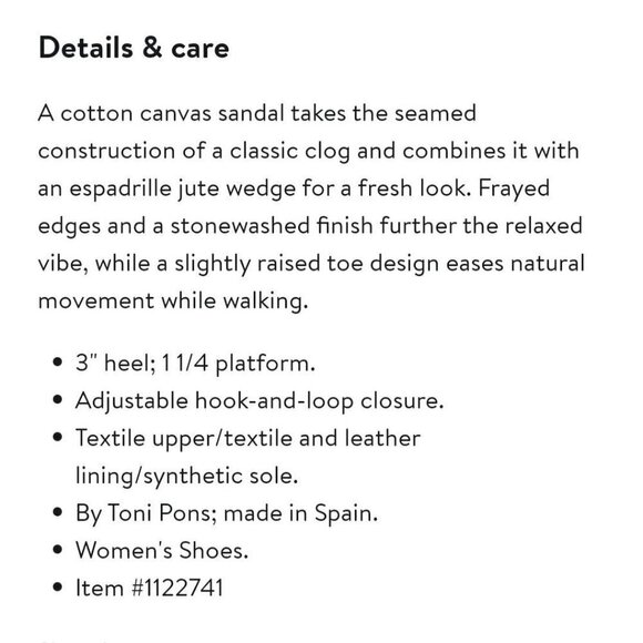 Toni Pons Origens Wedge Espardrille Sandals Beige Canvas Size 37/38 - Picture 10 of 10